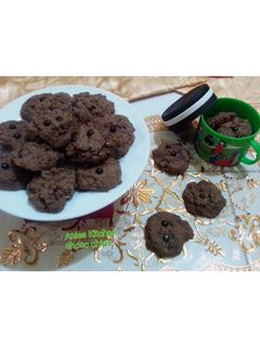 Foto resep Double Chocolate Cookies Enak Renyah