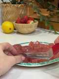 جاميز الفراولة المنزلي🍓 homemade strawberry gummies