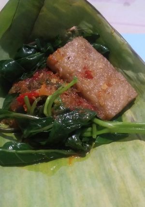 Foto resep Brambang asem (kangkung)