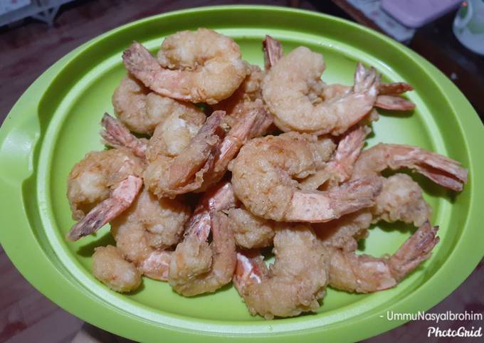 Udang goreng tepung ala ummu ibrohim