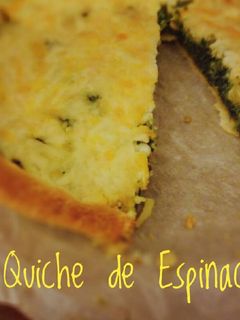 Una foto de Quiche de Espinacas