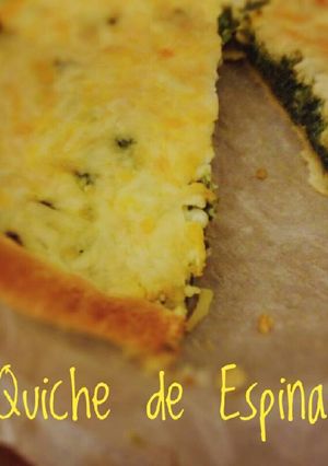 Una foto de Quiche de Espinacas