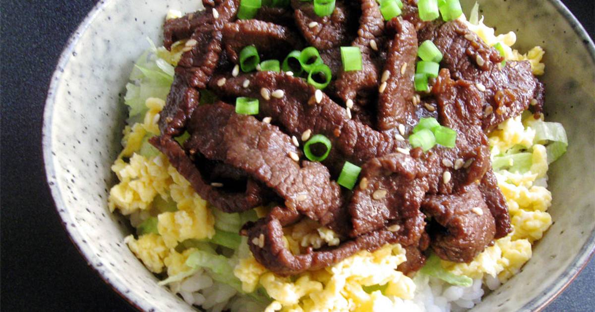 ‘Yakiniku’ Beef Sushi Rice Bowl Recipe by Hiroko Liston Cookpad