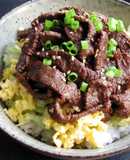 ‘Yakiniku’ Beef Sushi Rice Bowl