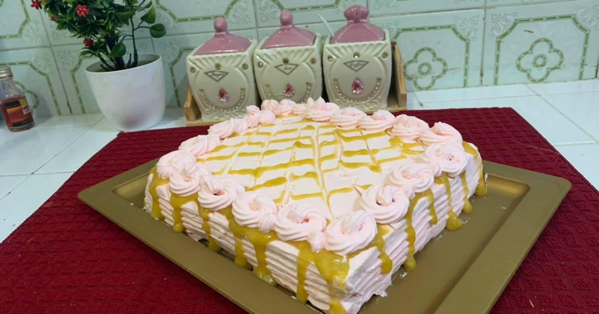 White Chocolate No Bake Layer Cake Recipe - No-Bake Dessert Recipes