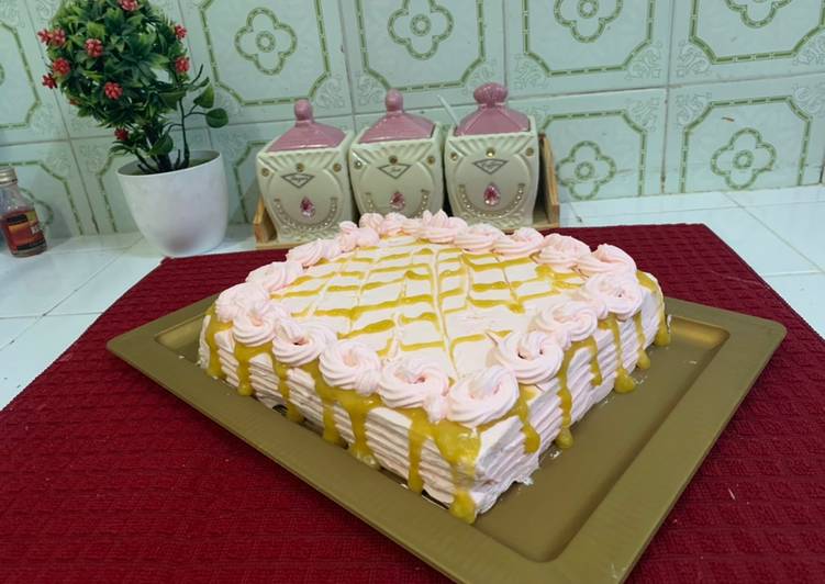 Easiest Way to Prepare Perfect 15 minutes birthday cake no bake
