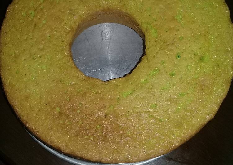 Cara Membuat Bolu Panggang Pandan bunda pasti bisa