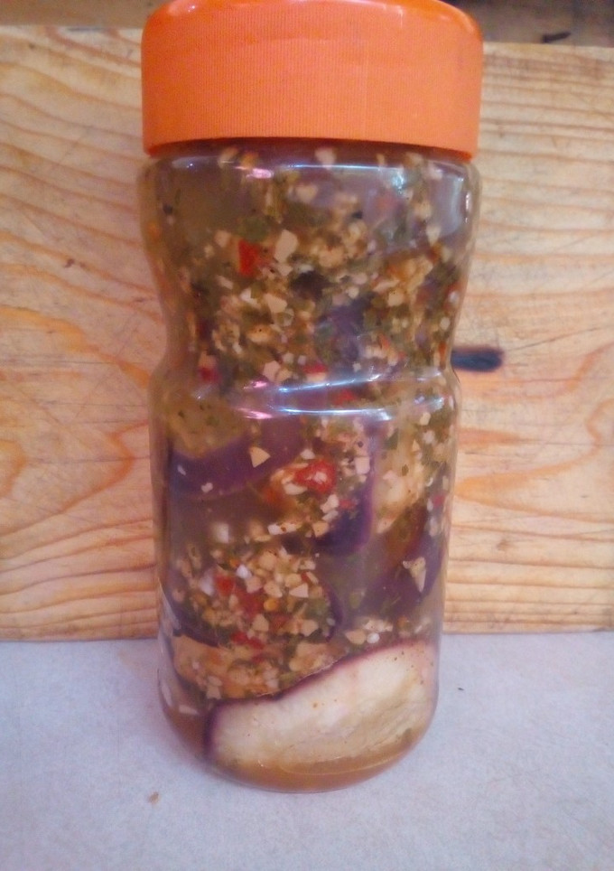 Una foto de Berenjenas al escabeche
