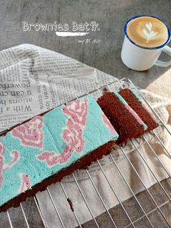 Foto resep Brownies batik
