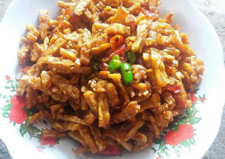 Cara Gampang Menyiapkan Kering Tempe Pedas Manis Gurih yang Enak