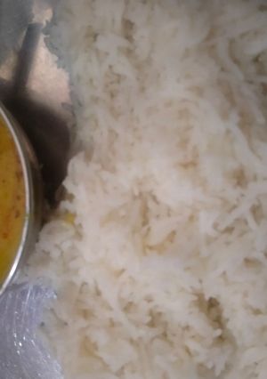 A picture of Boiled rice.