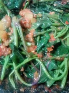 Foto resep Daun ketela sambel brambang asem