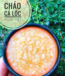 cháo cá lóc cho bé