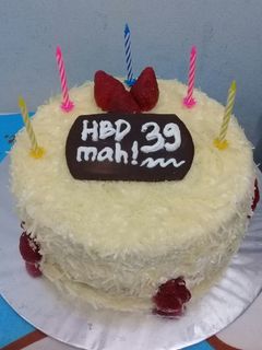 Foto resep Birthday Cake / Base Brownies Coklat & Keju Kukus Eggless