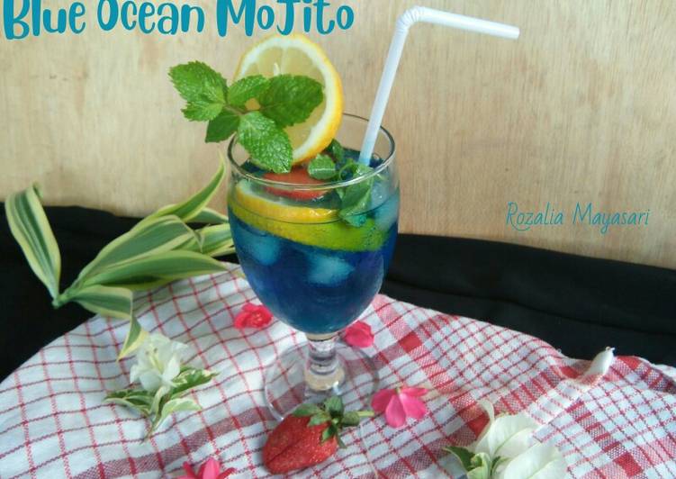 Resep Blue Ocean Mojito Anti Gagal