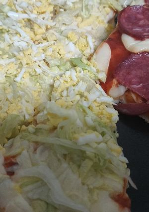 Una foto de Pizza casera