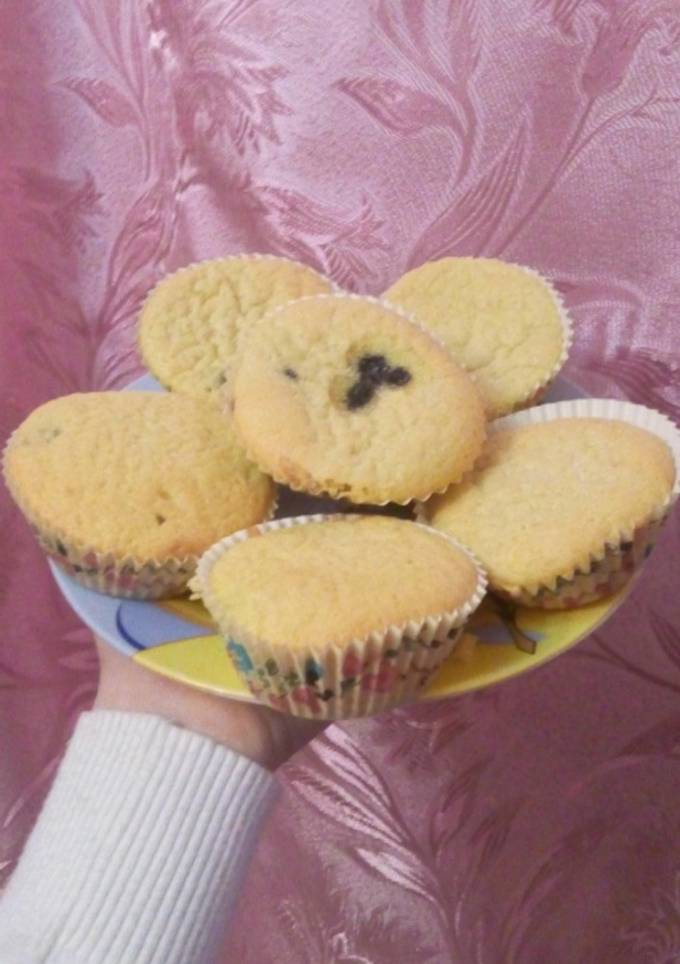 Кекси із чорницями