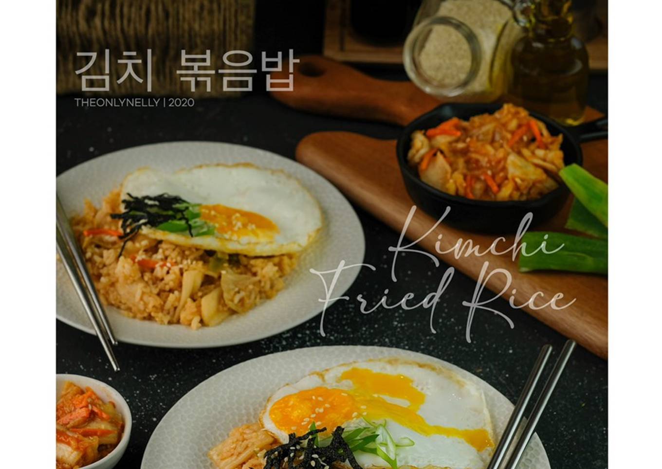 Nasi Goreng Kimchi (tombo kangen Korea)