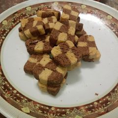 A picture of Checkerboad cookies.