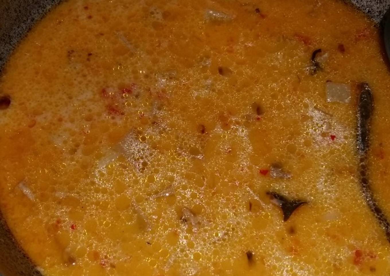 Kentang Tempe Kuah Santan