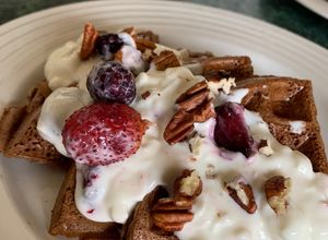 Una foto de Cacao waffle fit