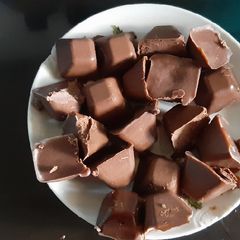 A picture of Homemade chocolate.