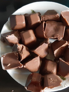 A picture of Homemade chocolate.