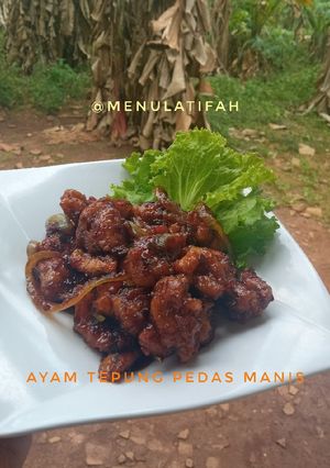 Foto resep Ayam Tepung Pedas Manis