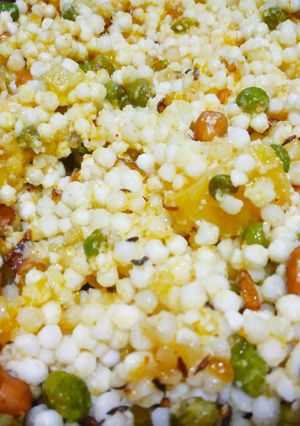A picture of Sabudana Khichdi.
