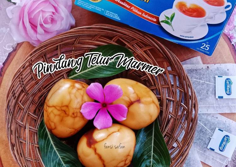 Resep Pindang Telur Marmer yang Enak