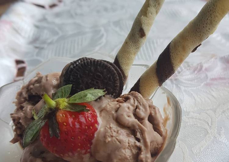 Ice cream milo homemade