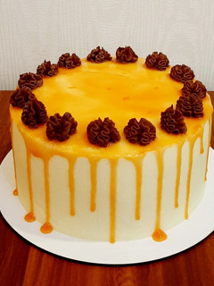 عکسی از دستور کیک مدوویک پرتقالی 🍰 🍊 (Orange medovik cake)