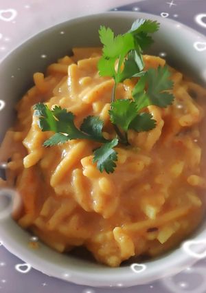 A picture of Besan Sev ki Sabji/Gathiya nu Shaak 😋.