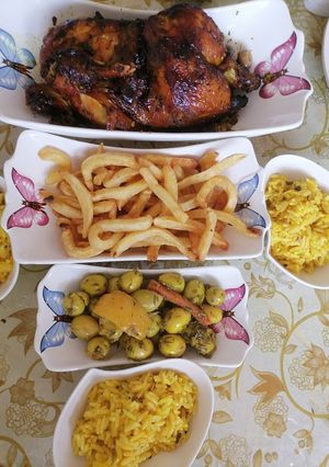 صورة لوصفة دجاج مشوي في شواية الفرن