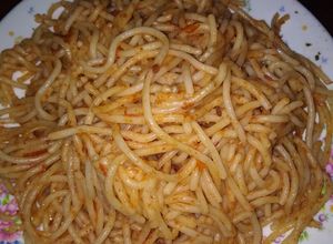 صورة لوصفة مكرونه اسباجيتي