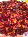 Beetroot Salad with Corn and Pomegranate