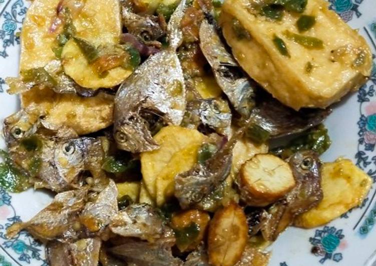 Resep Lauk campur-campur cabe hijau Anti Gagal