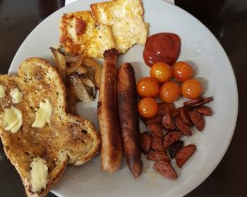 Fast Cooking Methods My One pan Sausage breakfast  Delicious Perfect