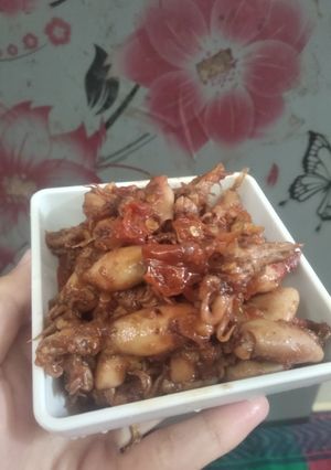 Foto resep Baby cumi pedas