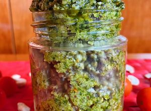 Una foto de Pesto de anacardos