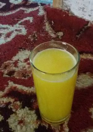 صورة لوصفة عصير البرتقال والليمون