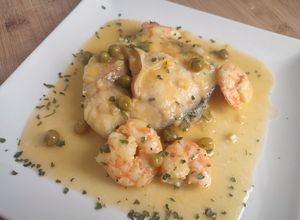 Foto principal de Merluza en salsa de gambas