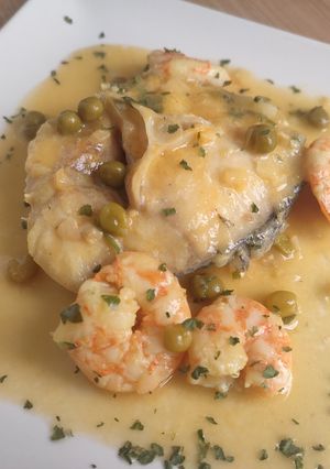 Foto principal de Merluza en salsa de gambas