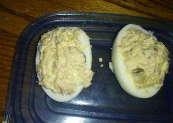 Ready to Serve Tuna Salad Deviled Eggs Delicious Steady