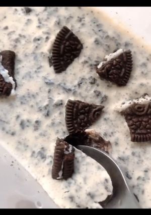 Hình của món Kem Oreo dẻo mịn.
