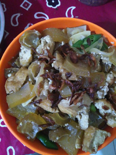 Foto resep Oseng kikil tahu