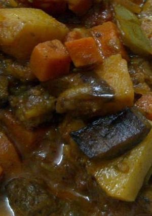صورة لوصفة ايدام باذنجان بالبطاطس