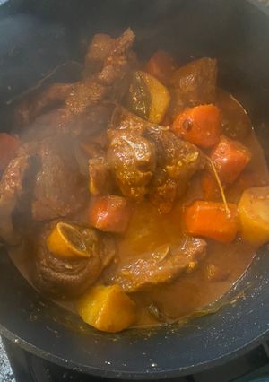 A picture of Dezadoo’s tasty lamb curry.