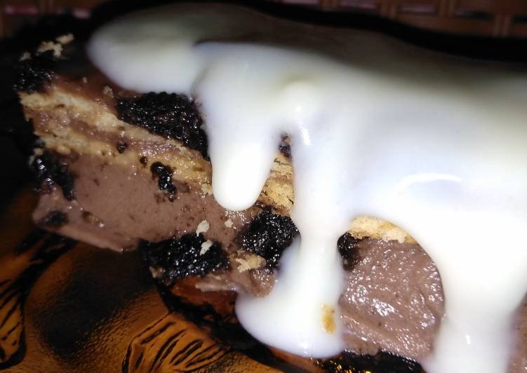 Cake Puding Regal Oreo Keju
