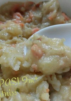 Foto resep Salmon with Cheesy Mashed Potato (MPASI 9m+)